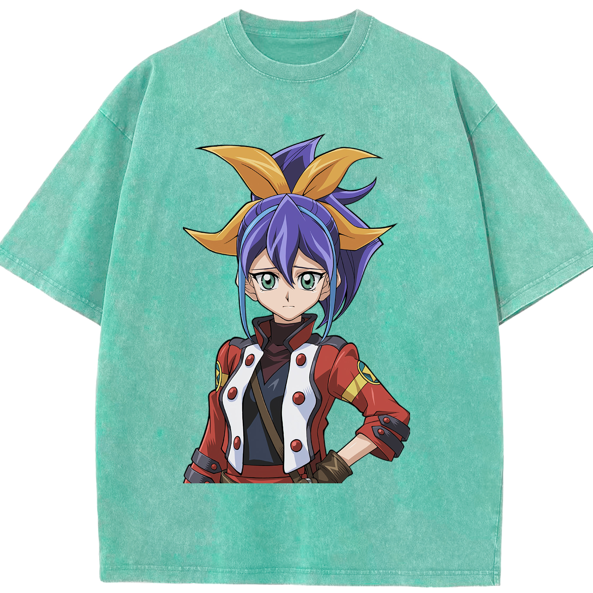 （画像用） 遊☆戯☆王 Yu-Gi-Oh! 綿100% ヴィンテージ風 半袖Tシャツ（フロントプリント）